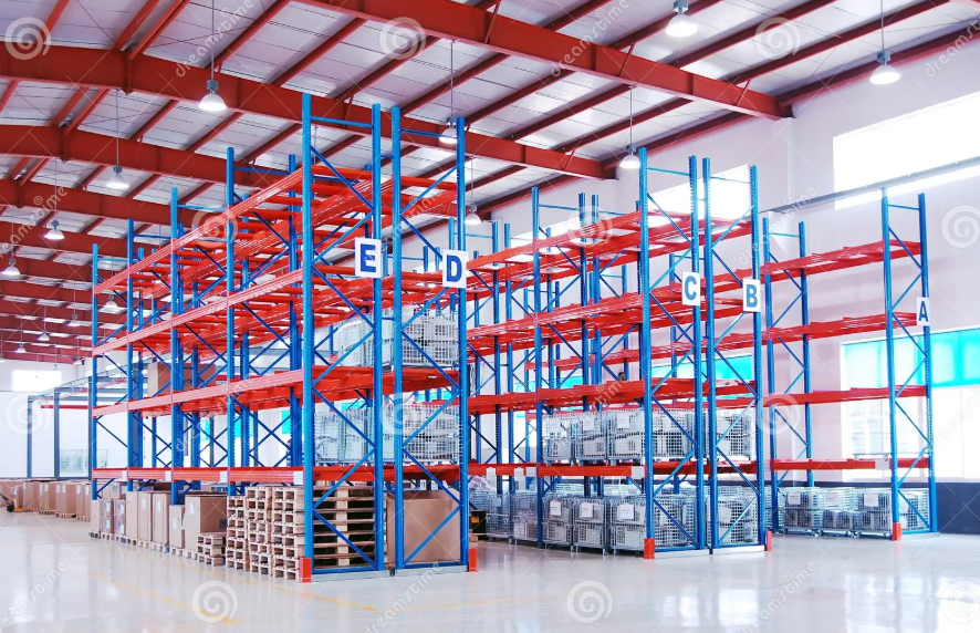 Long span pallet racking system