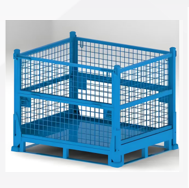 Mesh Stillage Cage with Half Drop Front : Quick & easy product access